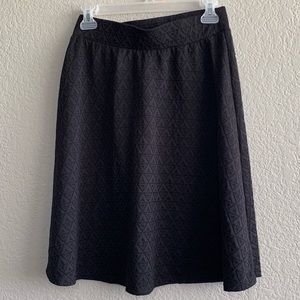 Black stylish skater skirt